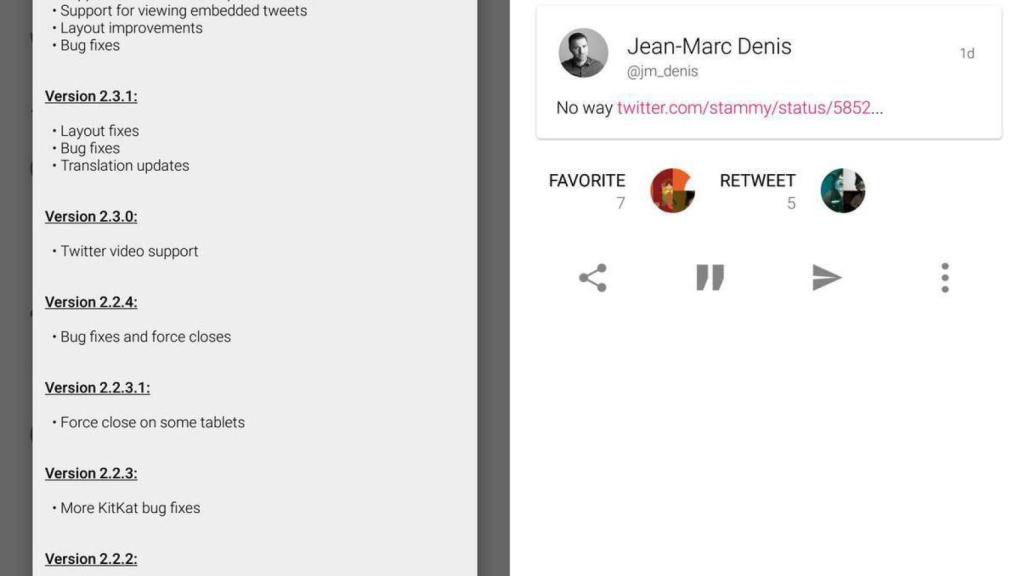 Talon para Android 2.4 añade los nuevos Retweets con comentarios antes que la app oficial de Twitter
