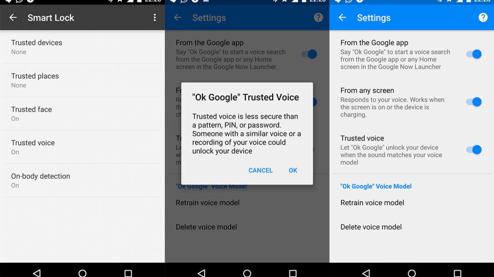 Nuevo Smart Lock «Trusted Voice» permite desbloquear el móvil solo al reconocer tu voz