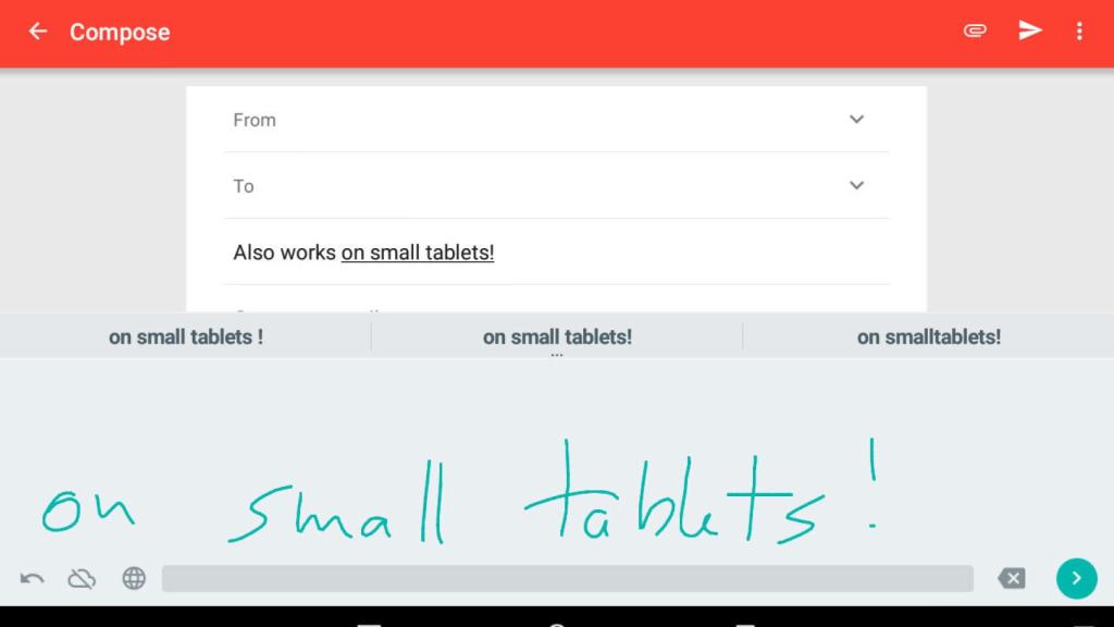 Escritura a mano, la última aplicación de Google para Android