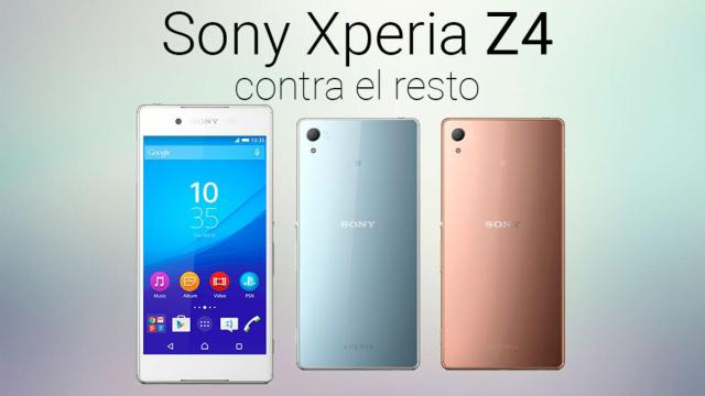 Comparativa: Sony Xperia Z4 contra la gama alta Android