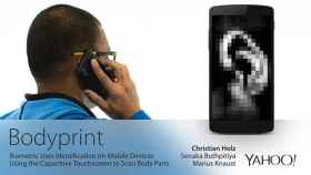 Bodyprint: la pantalla se convierte en un escáner biométrico
