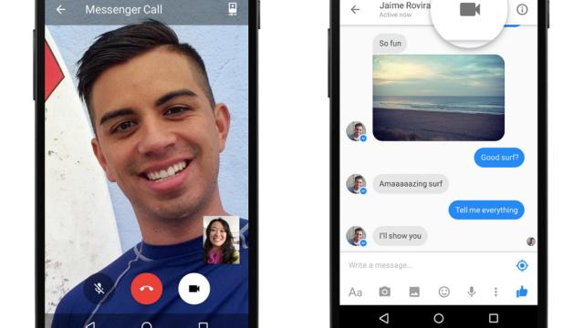 Las vídeollamadas llegan a Facebook Messenger