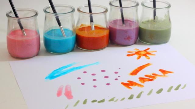 pinturas para niños caseras