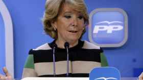 Esperanza Aguirre está en campaña electoral