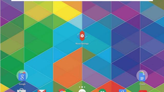 Nova Launcher 4.0 con Material Design