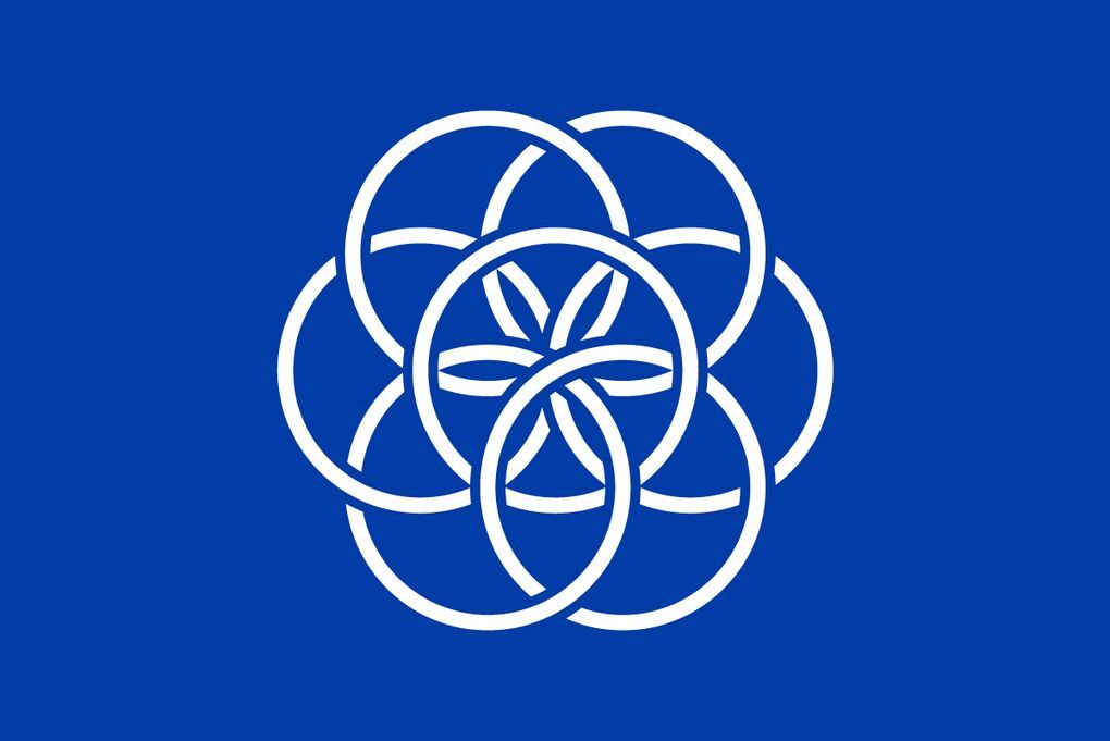 bandera del planeta tierra
