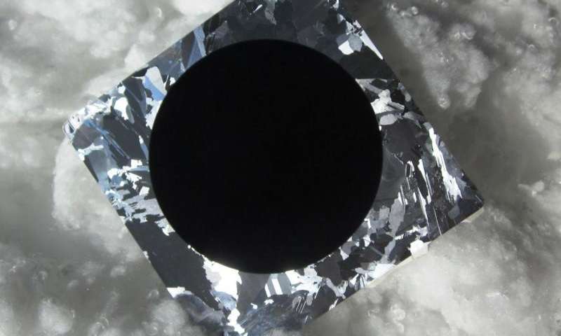 célula solar de silicio negro nanoestructurada
