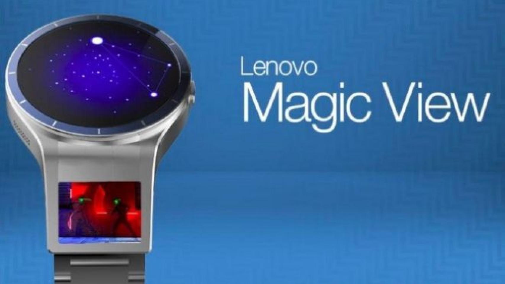 Lenovo Magic View, un concepto para un smartwatch con dos pantallas