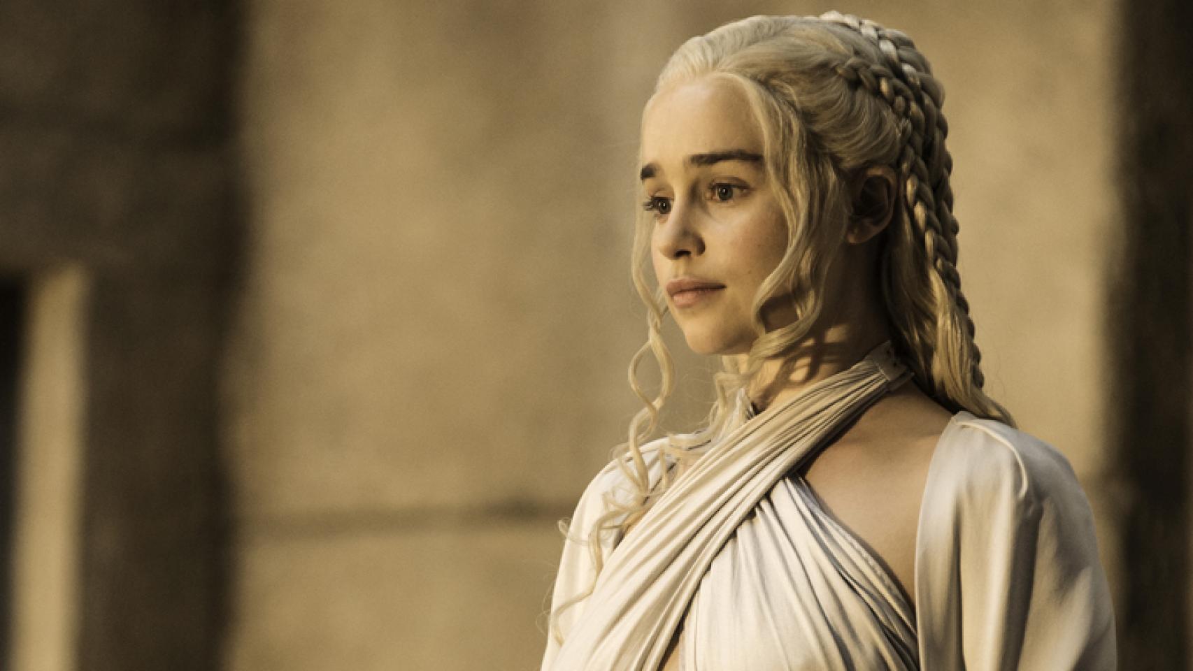 Emilia Clarke como Daenerys Targaryen en 'Juego de tronos'