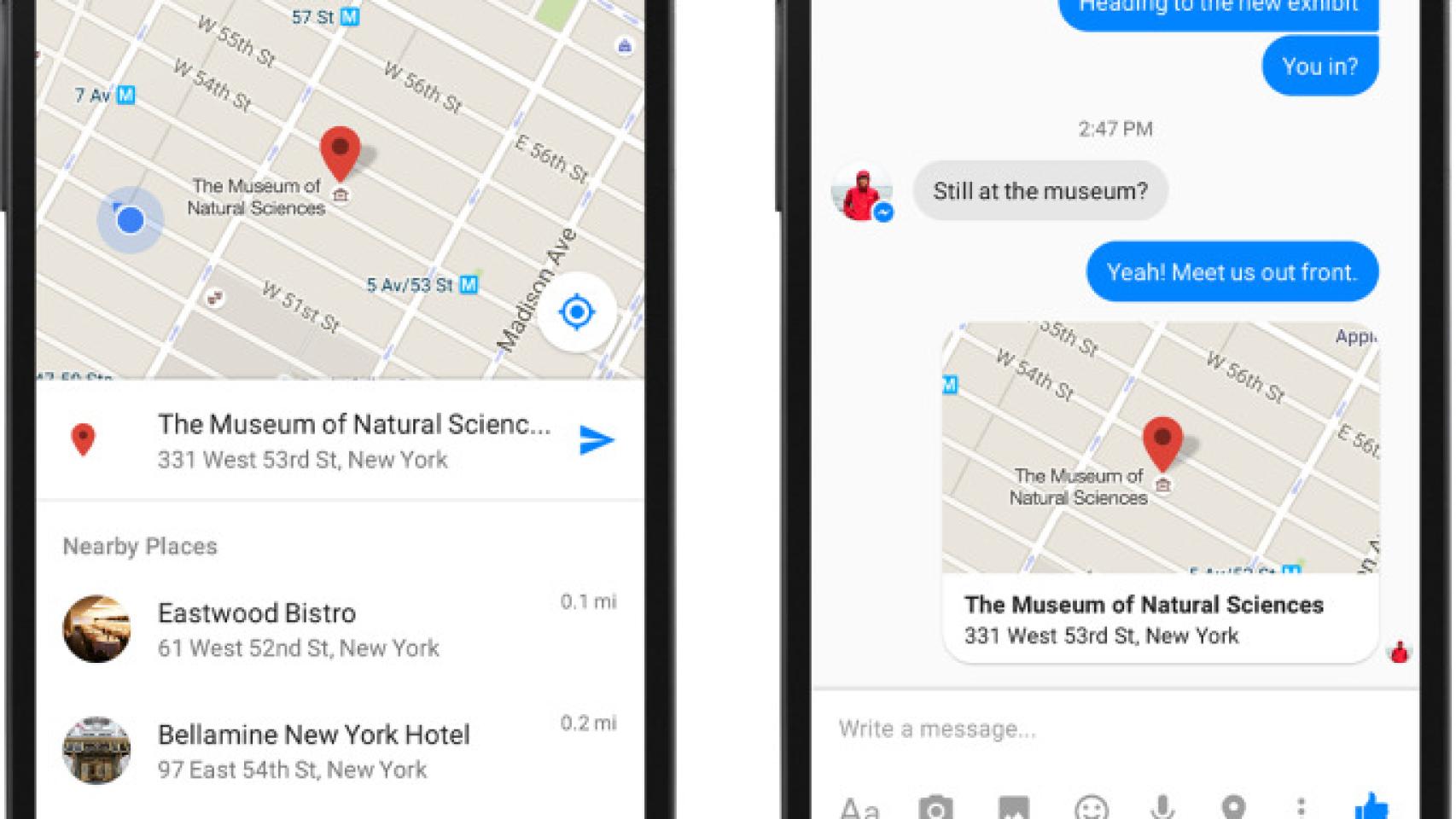 Así es la nueva forma de compartir tu localización con Facebook Messenger