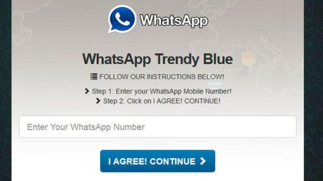 Trendy Blue, una nueva estafa se aprovecha de Whatsapp