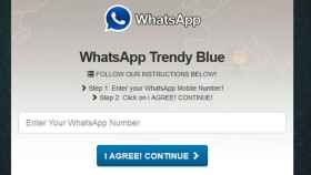 Trendy Blue, una nueva estafa se aprovecha de Whatsapp