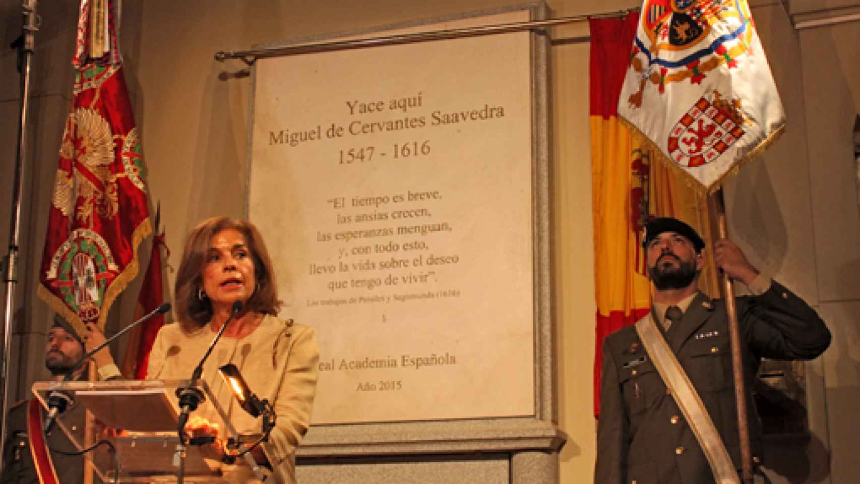 Image: Descanso definitivo para los supuestos restos de Cervantes