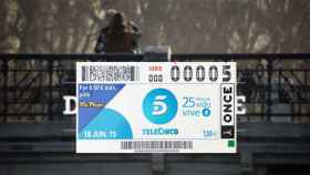 La ONCE celebra el 25 aniversario de Telecinco con un cupón conmemorativo