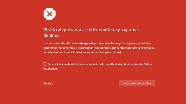 sourceforge bloqueo 2