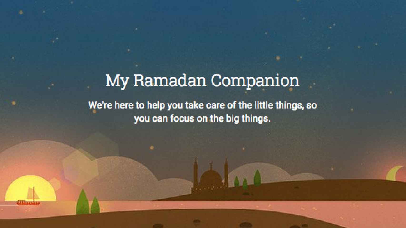 My Ramadan Companion: Google ayuda a organizarte el día durante el Ramadán