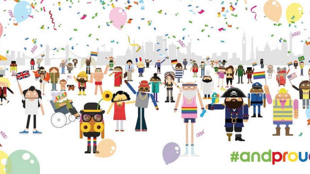 Google celebra el Día del Orgullo Gay con Androidify