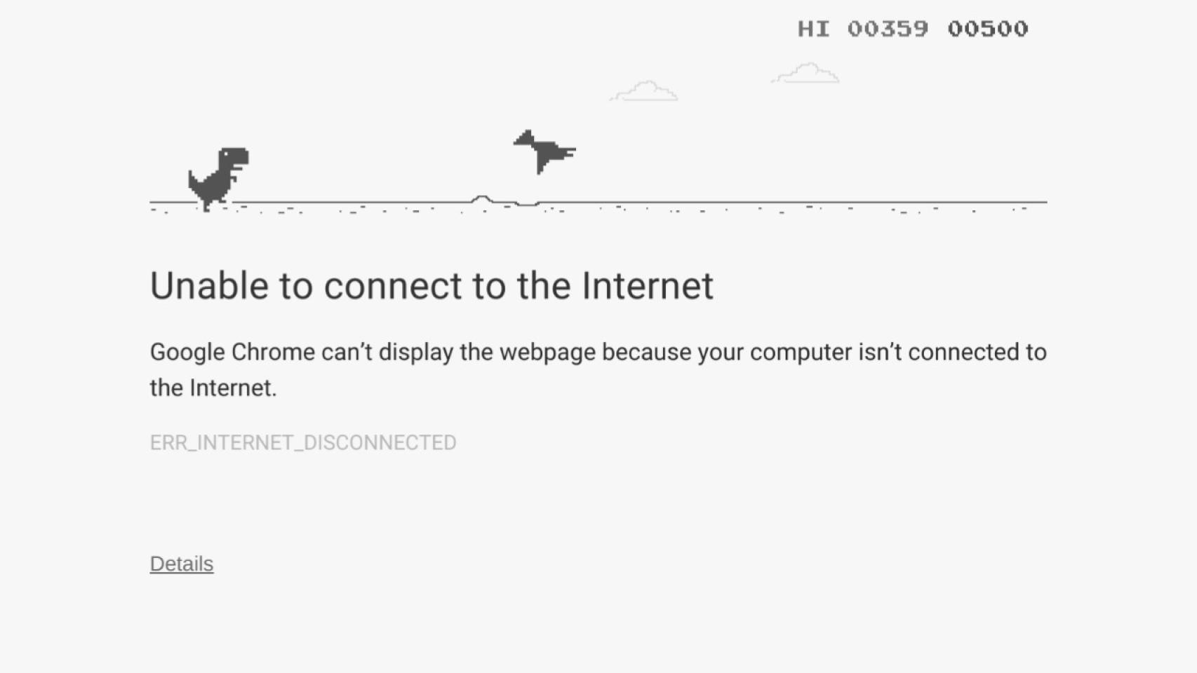 Chrome no solo esconde un T-Rex, también tiene pterodáctilos