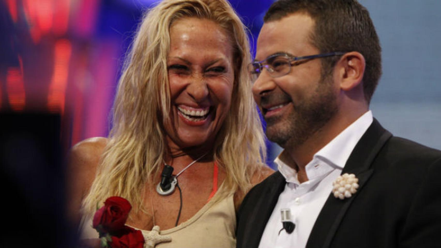 Rosa Benito y Jorge Javier Vázquez en 'Supervivientes'.