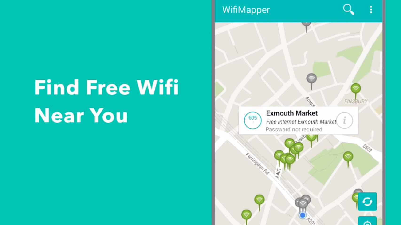 WiFiMapper te ayudará a encontrar redes WiFi gratuitas