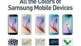 ¿Cuántos colores distintos tiene Samsung en sus móviles?