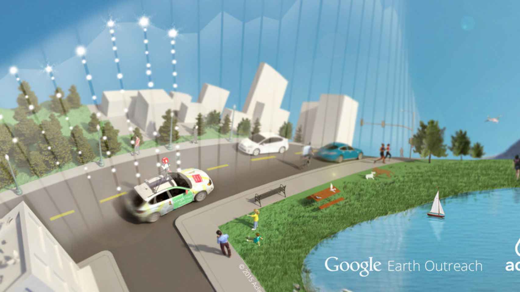 google street view calidad del aire