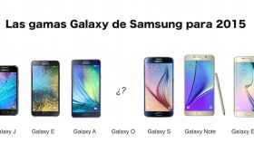 Estas son las gamas Galaxy que Samsung tiene para 2015