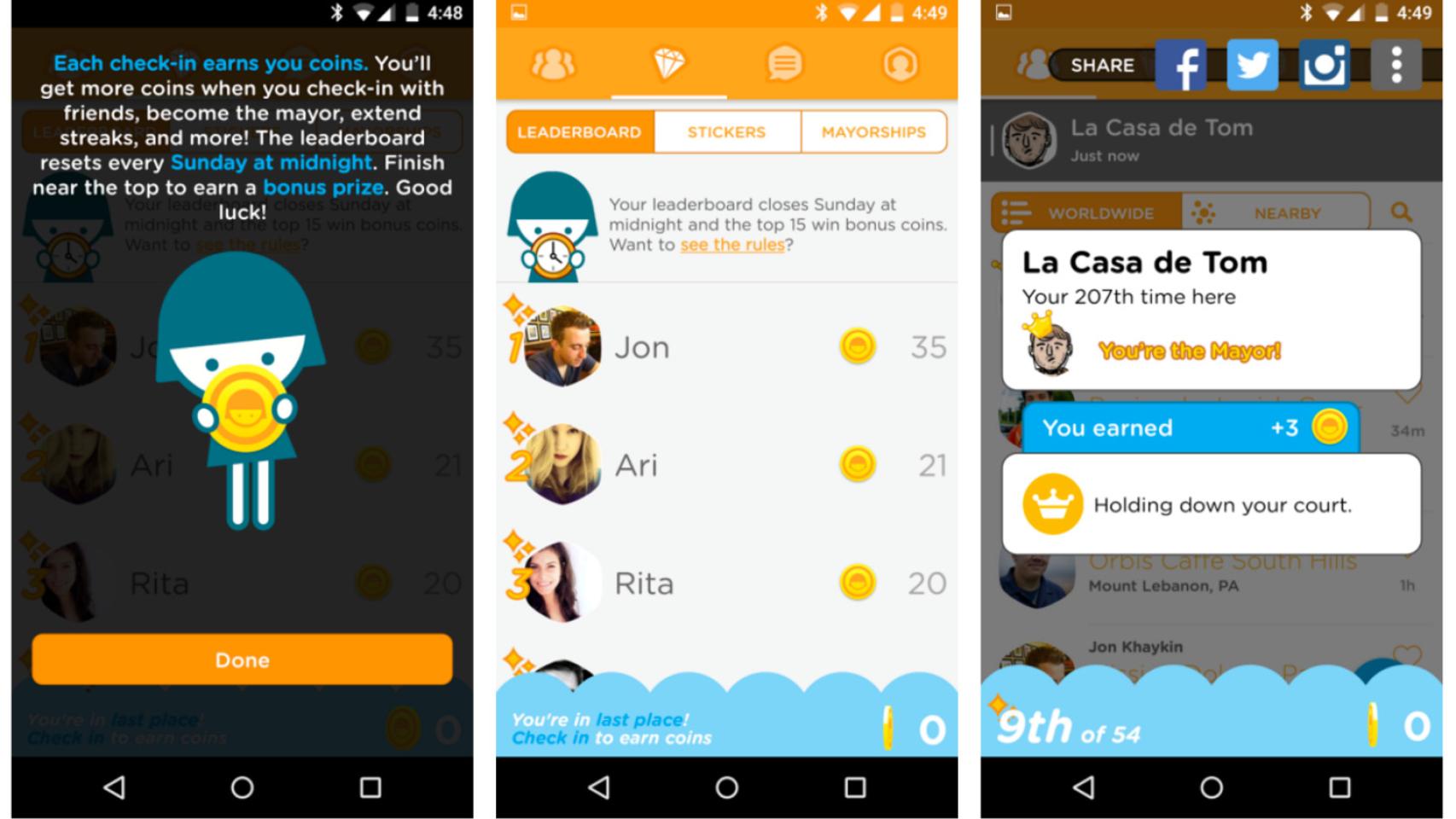 Swarm sigue recuperando elementos del viejo Foursquare… ahora los marcadores