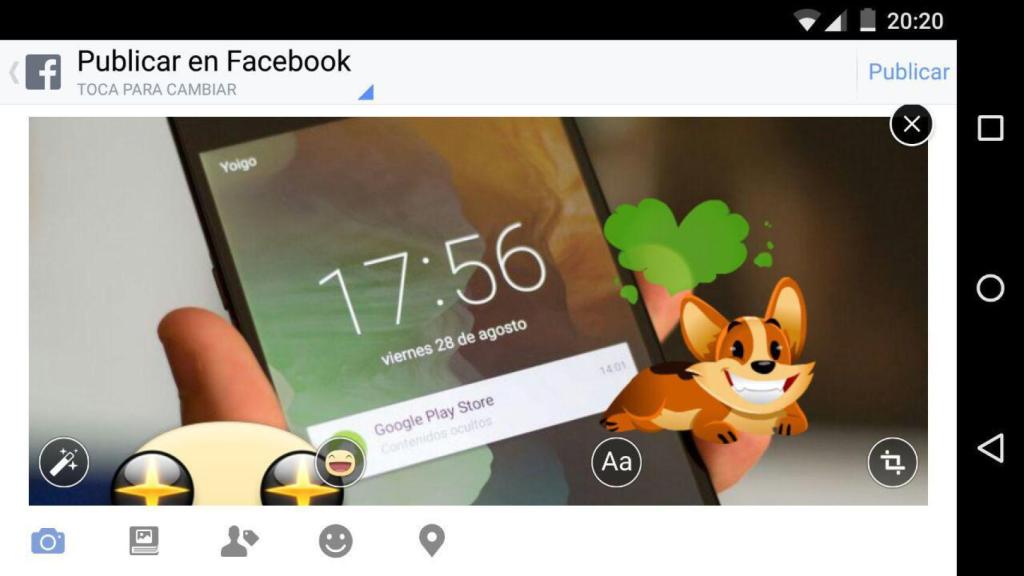 Facebook ya permite editar fotos antes de compartirlas