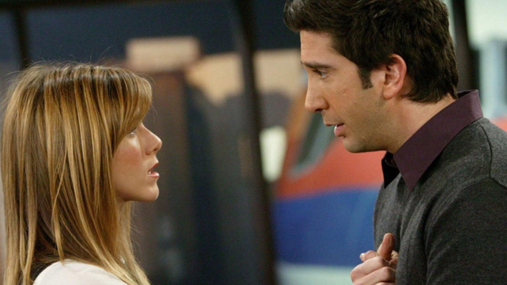 Ross y Rachel en 'Friends'