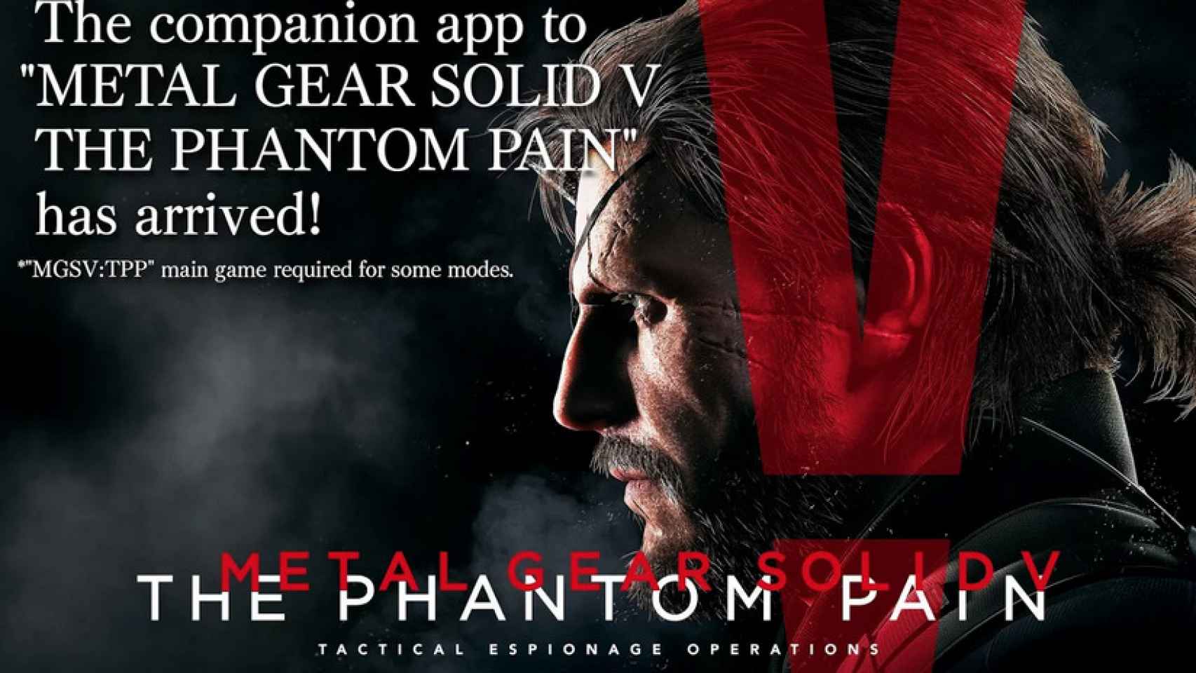 Metal Gear Solid V: The Phantom Pain, la companion app llega a Android