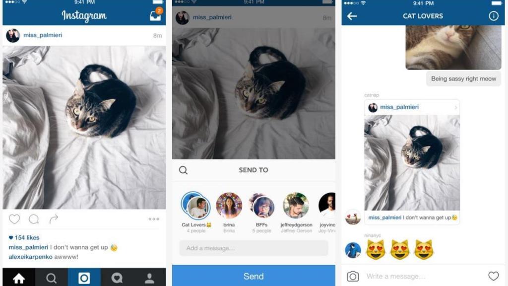 Instagram mejora su sistema de mensajería