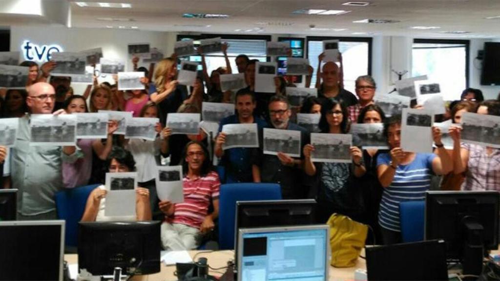 Protestas en TVE por el tratamiento de la información de la periodista húngara