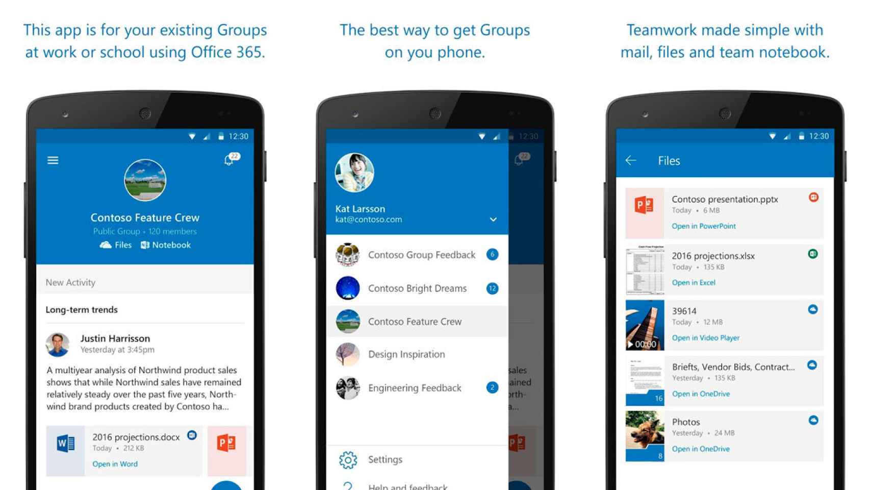 Outlook Groups, el trabajo colaborativo de Microsoft llega a Android