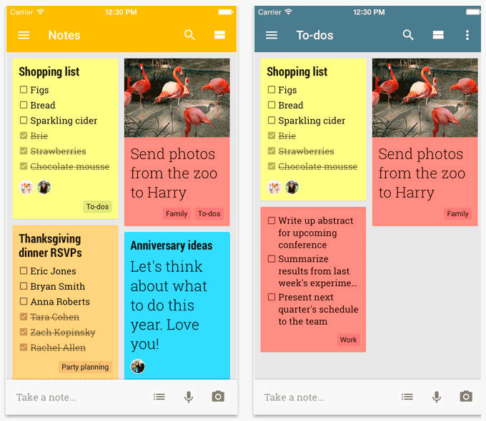 google-keep-ios