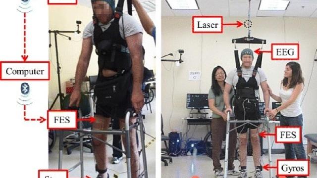 parapléjico vuelve a andar