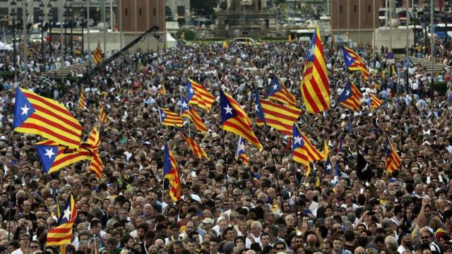 Imagen de la fiesta de La Mercé en Barcelona