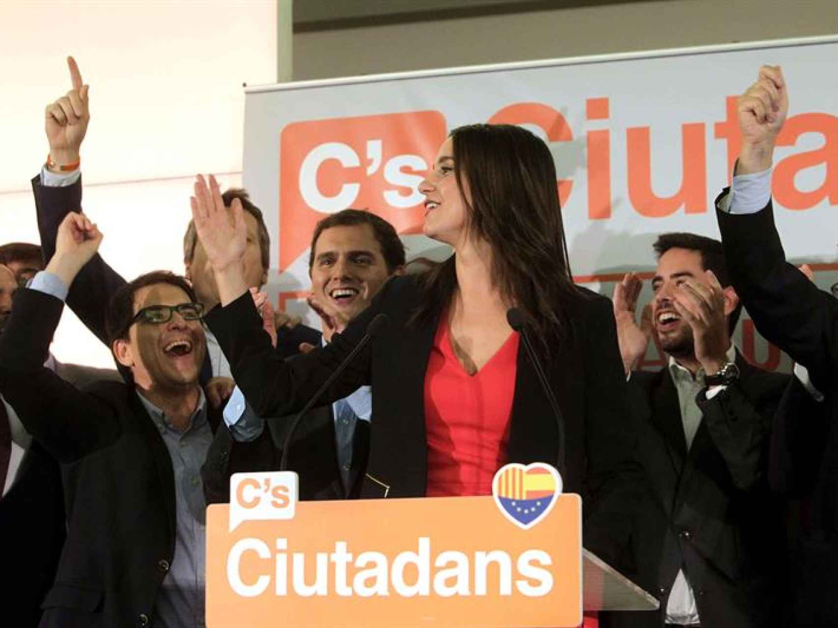 Inés Arrimadas, tras conocer los resultados electorales