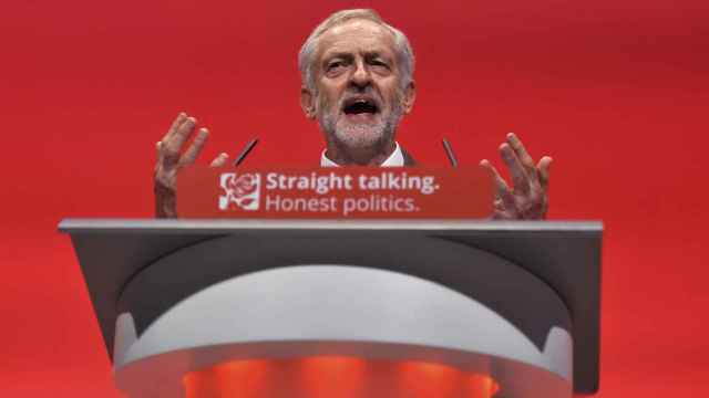 El líder del Partido Laborista británico, Jeremy Corbyn, durante el congreso anual de la formación.