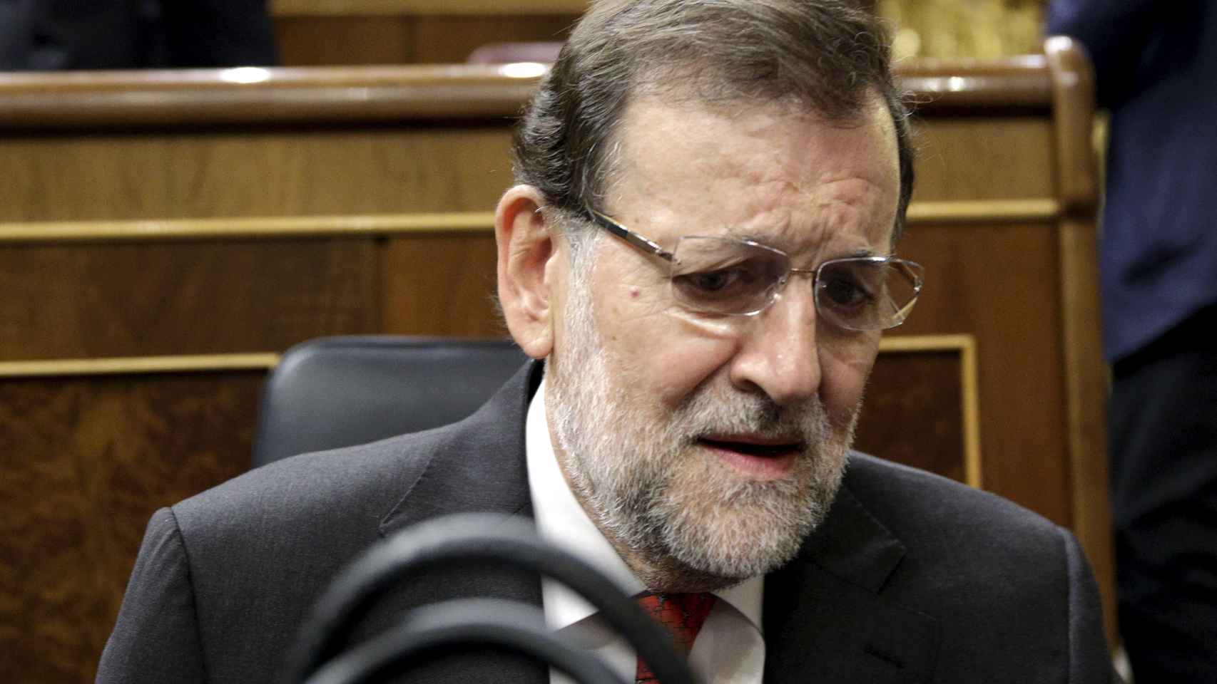 Mariano Rajoy,  en el Congreso