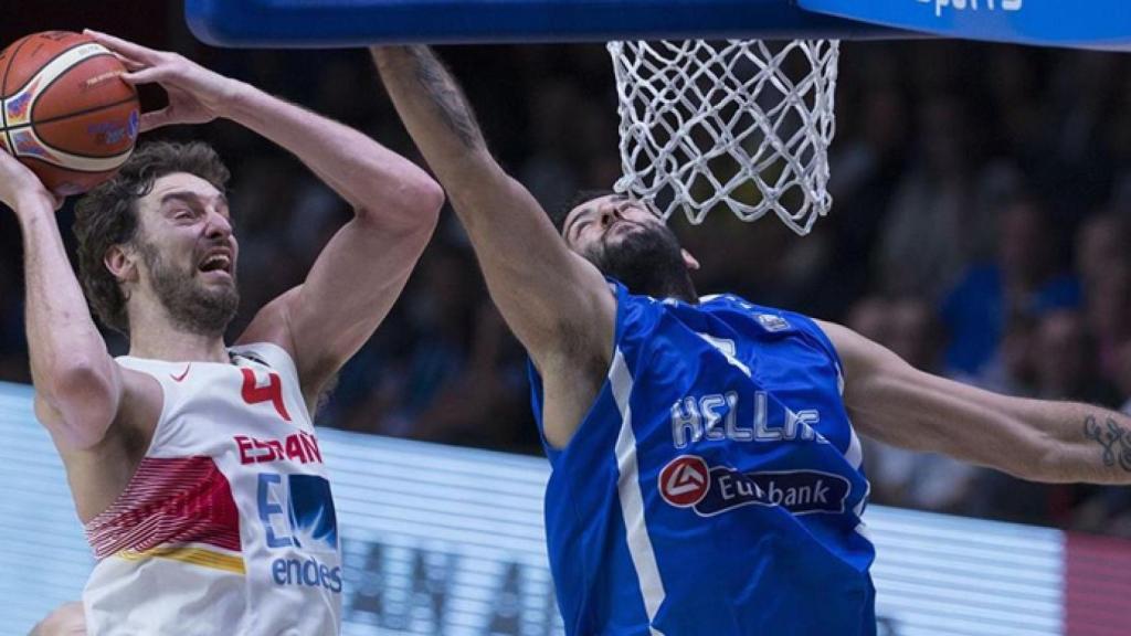 Pau Gasol durante el Eurobasket 2015 emitido por Cuatro
