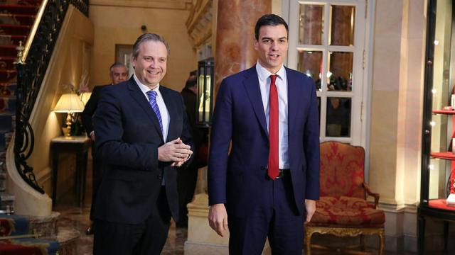 Antonio Miguel Carmona y Pedro Sánchez