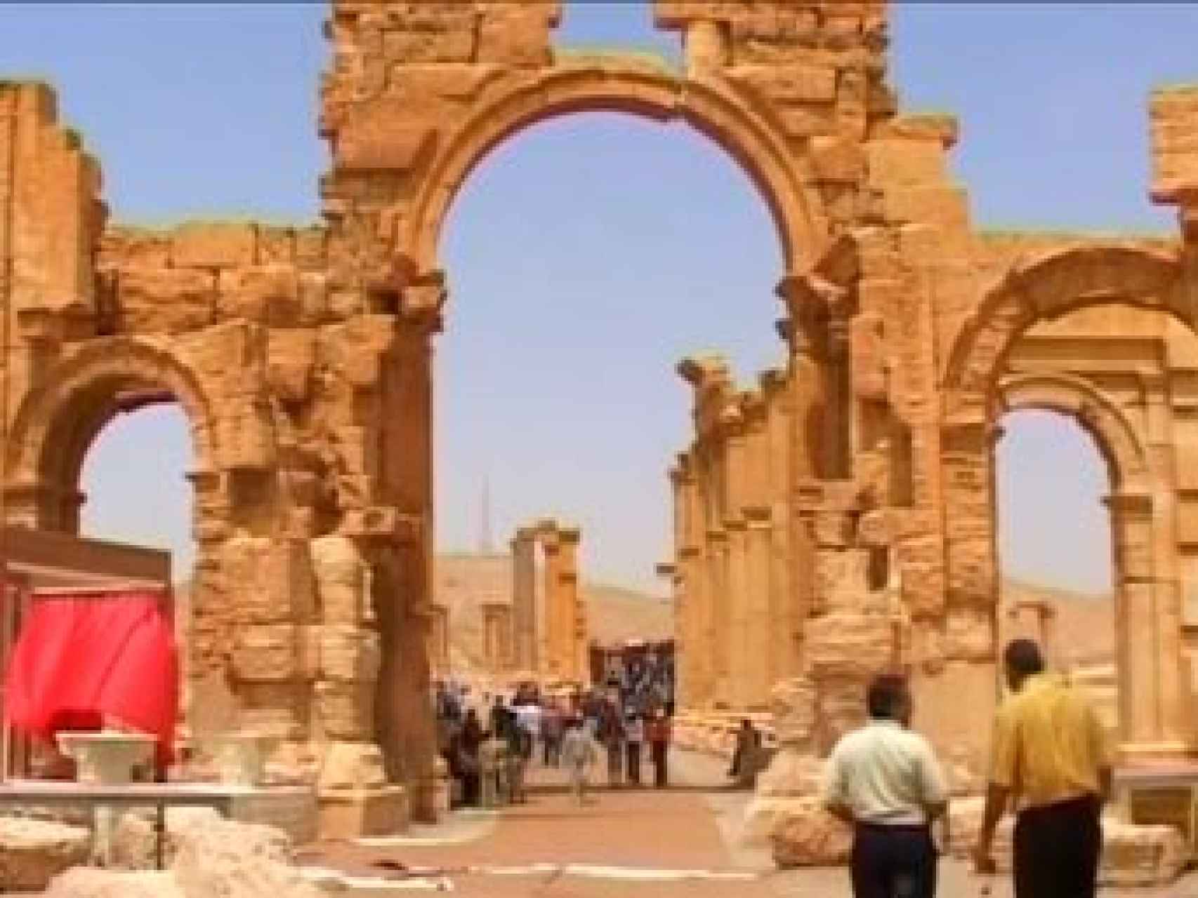 El arco de Palmira, antes del Isis.