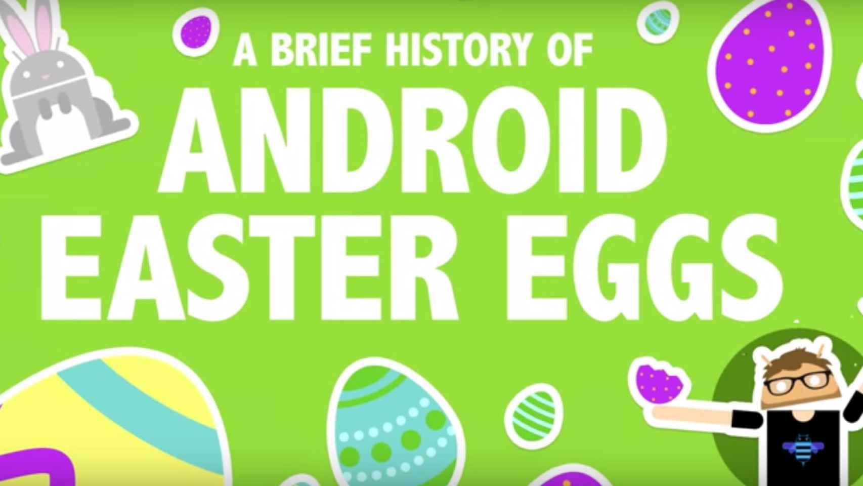 La historia de los Easter Eggs de Android, en poco más de dos minutos