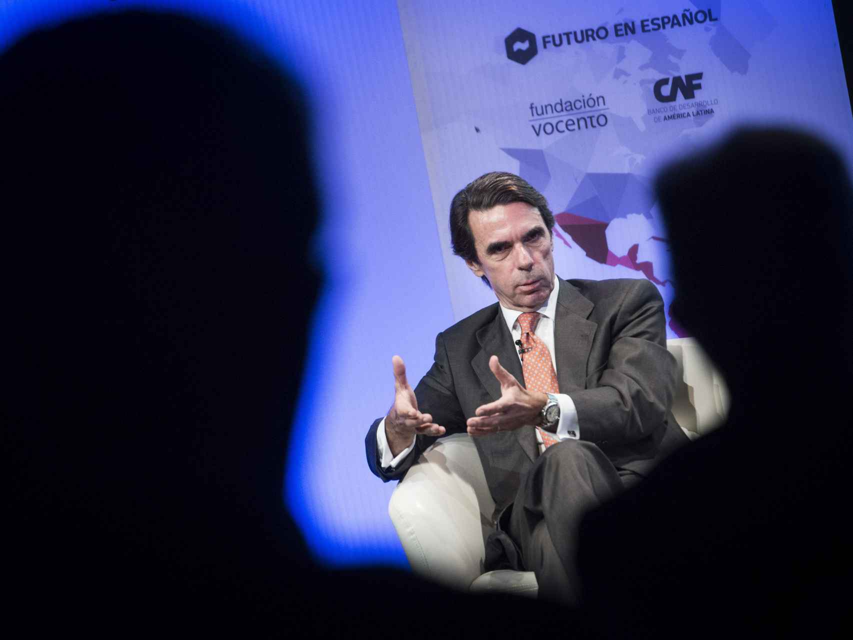 Aznar, en la conferencia que ofreció en la Casa de América en Madrid.