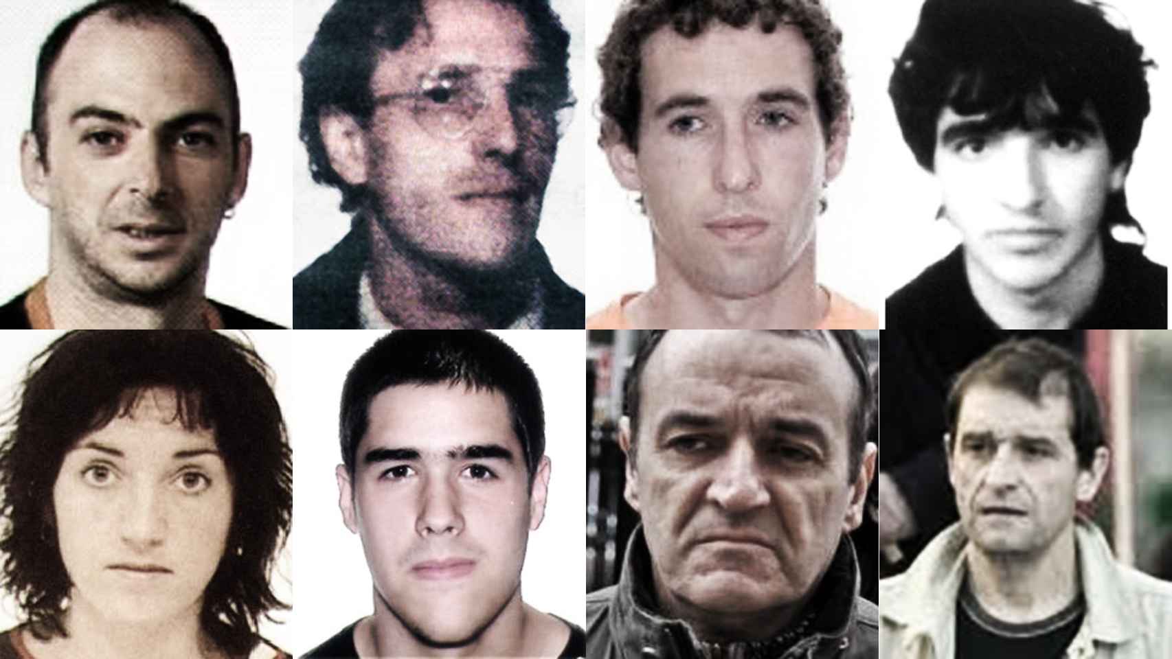 Los rostros de los terroristas más buscados.