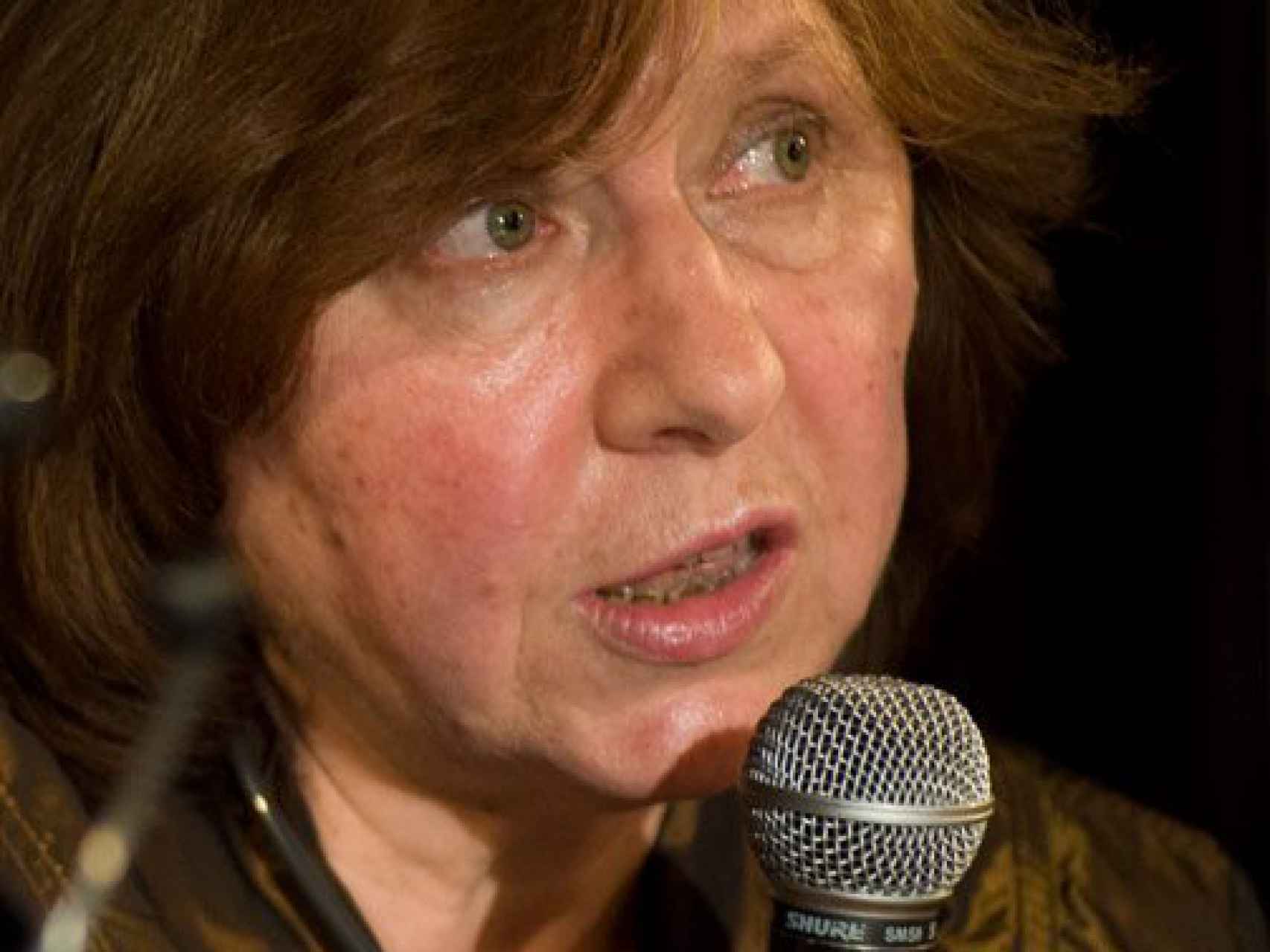 La escritora ucraniana Svetlana Alexievich, Premio Nobel de Literatura