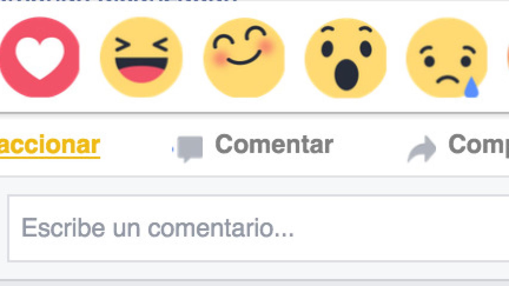 Así funciona el botón de Reacciones de Facebook