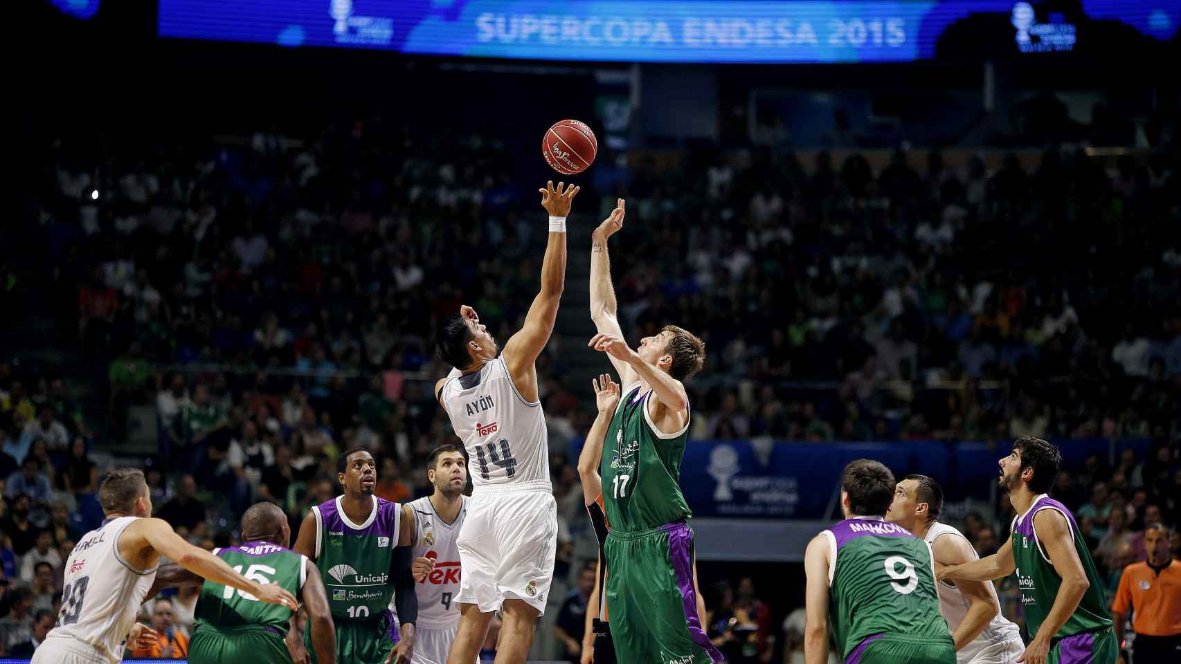 Salto inicial en la pasada semifinal de la Supercopa ACB.