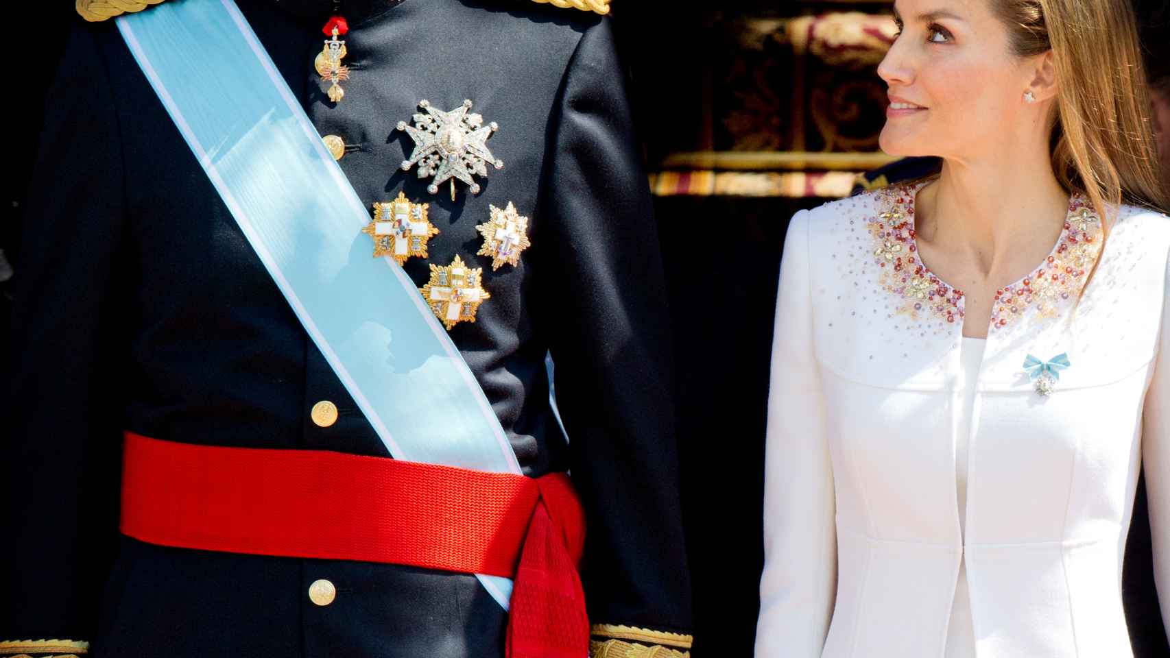 Felipe VI y Doña Letizia el día de su proclamación